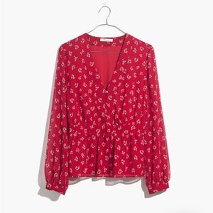Madewell Peplum Top